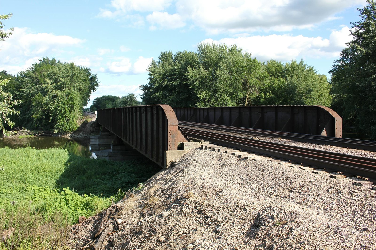 Looking east